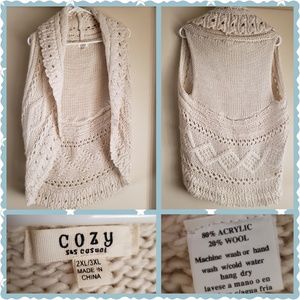 FLASH SALE! NWOT Cozy Sleeveless Sweater
